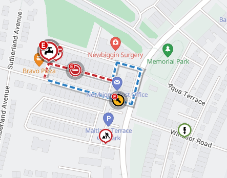 We have been alerted to a Temporary Traffic Regulation Order for: Cleveland Terrace Buteland Terrace Back Lane, ref: 145782285U6518.

Expected Work Dates 23/09/2025 - 27/09/2025
Northumbrian Water Emergency Road Closure.

More info: newbiggintowncouncil.gov.uk/news
#newbigginbythesea