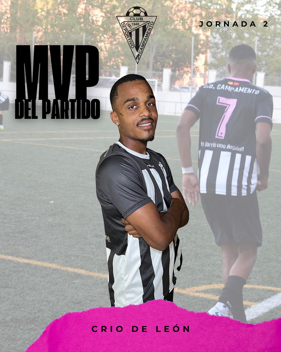 🌟MVP🌟

🏆 Crío de León ha sido elegido como el jugador destacado en esta J2

¡Un barrio, una ilusión! 🖤🤍🖤🤍