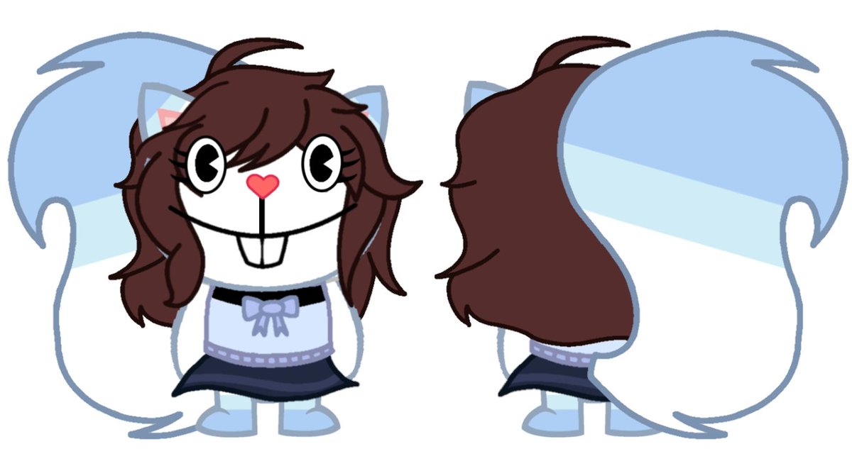 RT @DuronTatan: HTF Happy Tree Friends Oc Character Roxane Berry Turnaround