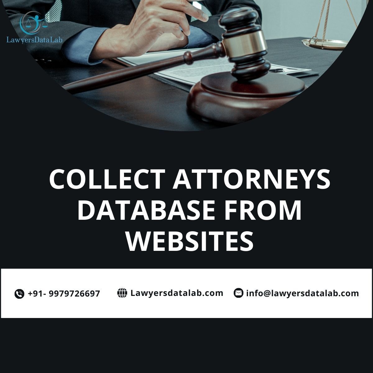 LawyersData's tweet image. Lawyers Data Lab provides cutting-edge USA lawyers data scraping services. Our technology ensures quick, effective data gathering and insights. For comprehensive lawyers directory scraping, email info@lawyersdatalab.com. #CuttingEdgeScraping #LawFirmEmailList #DataInsights