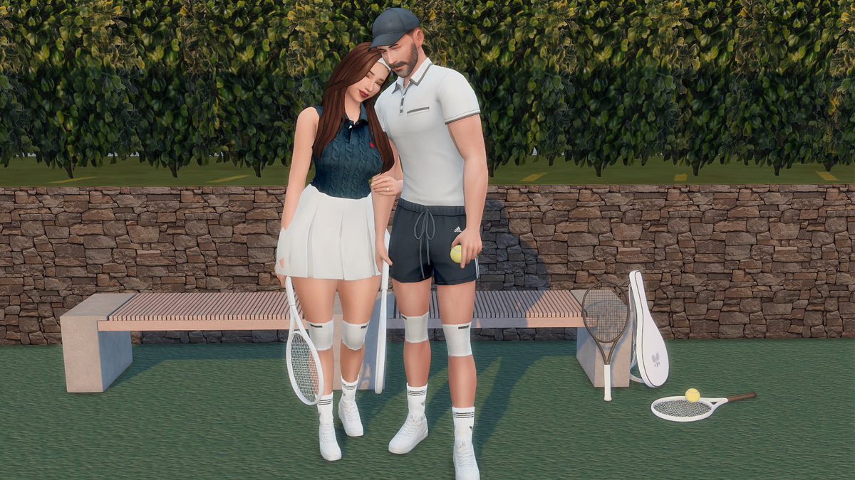 SIMSchriskwidii's tweet photo. Spending the day on the tennis court. 🎾(1/3) https://t.co/UOI2b7y1F1