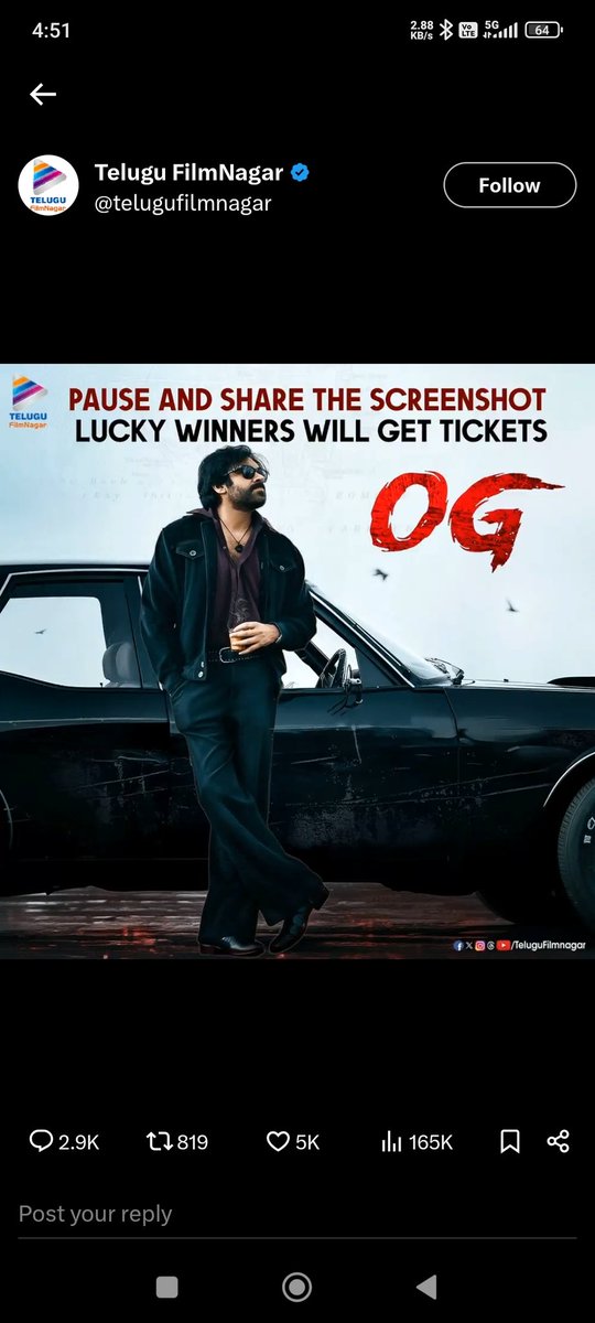 Sunildandin's tweet photo. @telugufilmnagar From Bangaluru 🥳 https://t.co/zhOjy2EiAj
