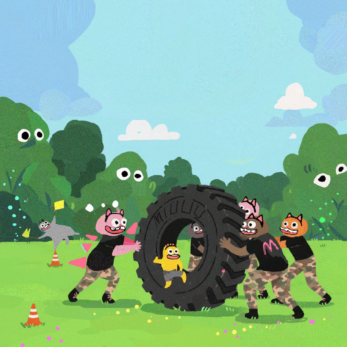 Training day！
All Miuuus, move out. 🐾💥