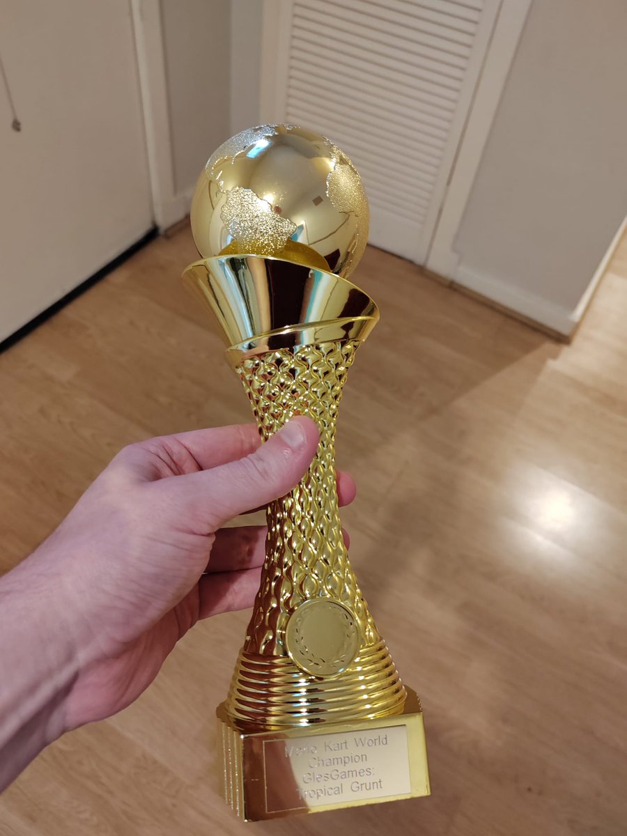 The trophies have arrived for GlesGames: Tropical Grunt on the 4th of October! 🏆

Will you be the one to get your hands on the Tony Hawk's Pro Skater 3+4 high score, Multibowl, or Mario Kart World trophies?

Tickets are still available! 🙌🏻 eventbrite.co.uk/e/glesgames-tr…