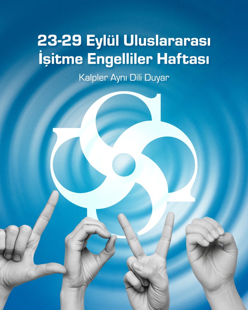 23-29 Eylül Uluslararası İşitme Engelliler Haftası

Her bireyin eşit haklara sahip olduğu bir dünyada, iletişimin tek yolu sesler değildir. Ellerimiz, bakışlarımız ve kalbimizle de birbirimizi anlayabiliriz.

#İşitmeEngellilerHaftası #Farkındalık #Sefine #DeafAwarenessWeek