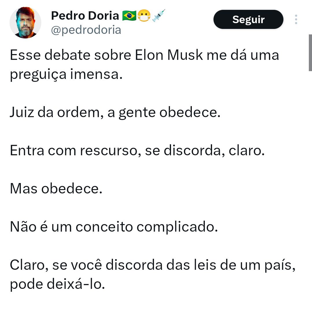 Como diria nosso <a href="/pedrodoria/">Pedro Doria 🇧🇷😷💉</a> , basta recorrer!
