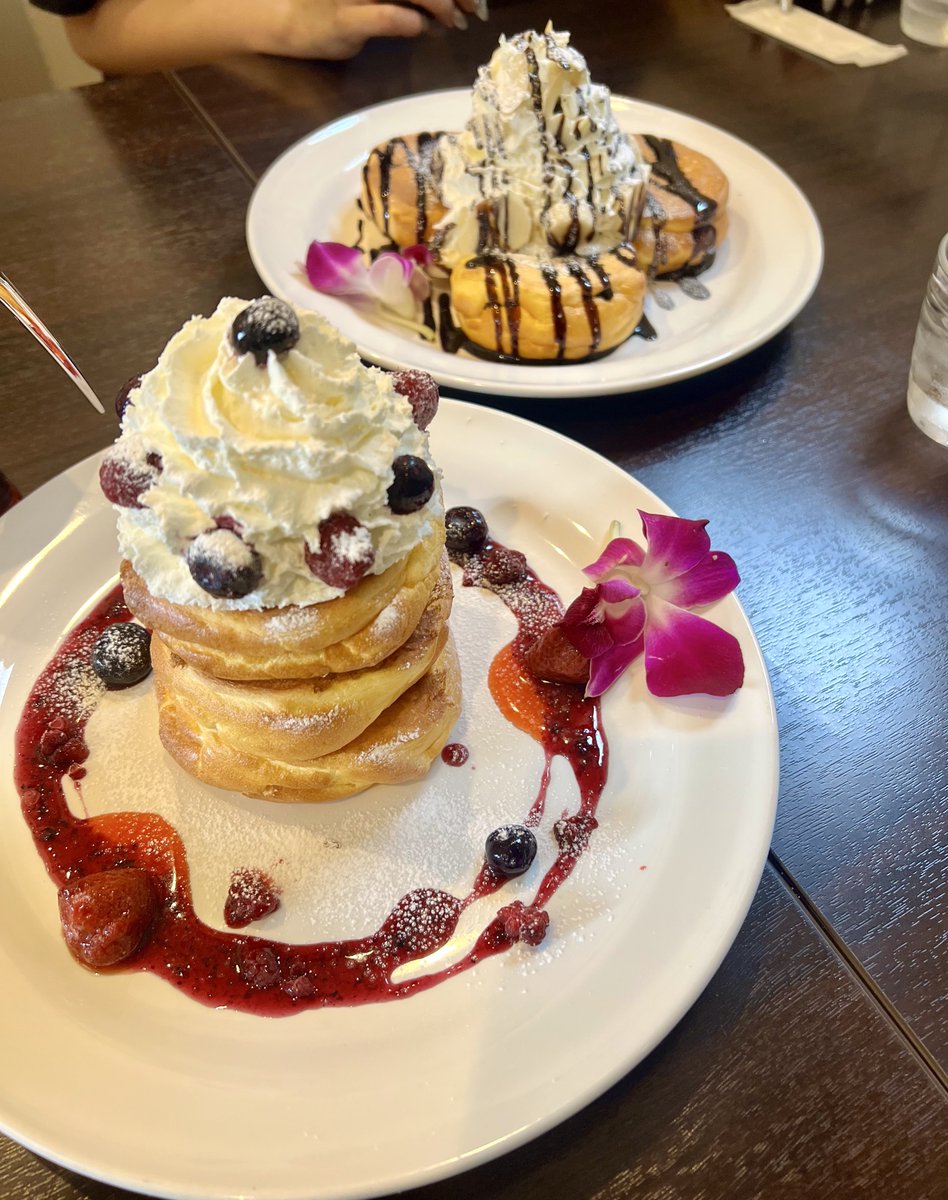 娘と久々にパンケーキ🥞💖💖