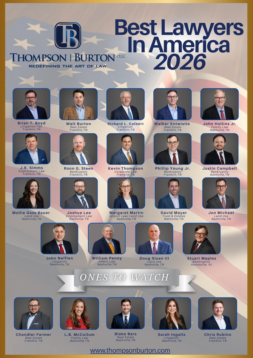 Please join us in congratulating our attorneys named Best Lawyers in America for 2026!