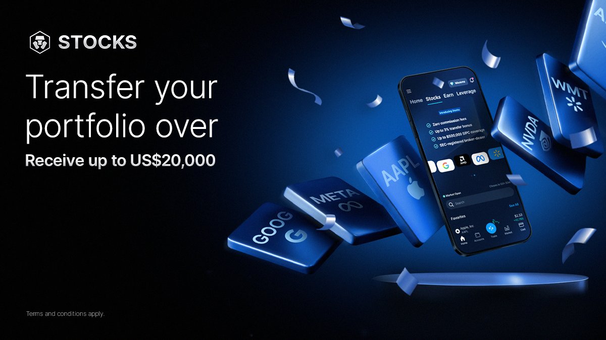 For a limited time only, non-Level Up, Basic, and Plus members will enjoy a  2% stock + ETF + cash transfer bonus in https://t.co/vCNztATkNg Stocks 🎉  Earn up to US$20,000 when you