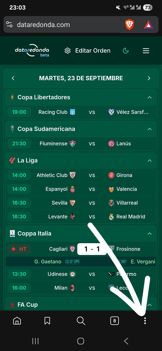 DataRedonda's tweet photo. @NoCoincido Por el momento estamos concentrados en hacer la versión web lo mejor posible. Pero igualmente ya se puede "instalar" en el celu desde la web misma siguiendo los pasos de las imágenes https://t.co/UFYjSw7S4v