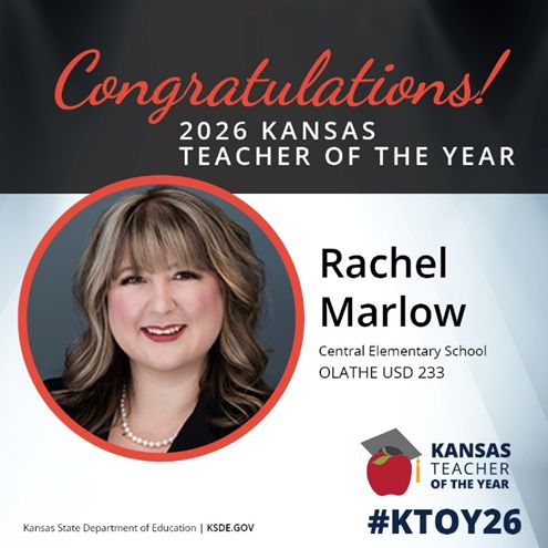ksdehq's tweet image. ICYMI: Meet the 2026 Kansas Teacher of the Year, Rachel Marlow!
“Children of all ages can express their learning and amplify their voices through music,” she said.
Read more here: buff.ly/jboTn11