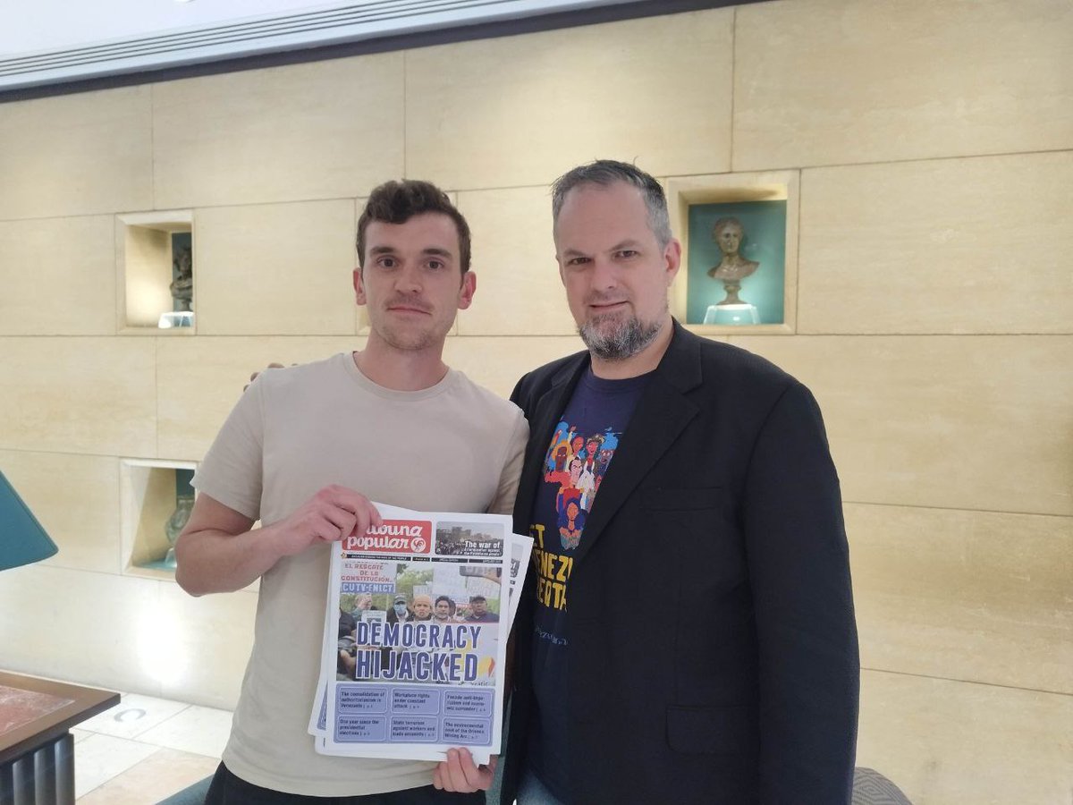 📸 La participación en la jornada internacional de solidaridad con los pueblos de Palestina y Líbano fue propicia para tener valiosos intercambios con organizaciones hermanas.

El PCV sostuvo reuniones bilaterales con el Partido Comunista de Grecia, el Partido Comunista Alemán,