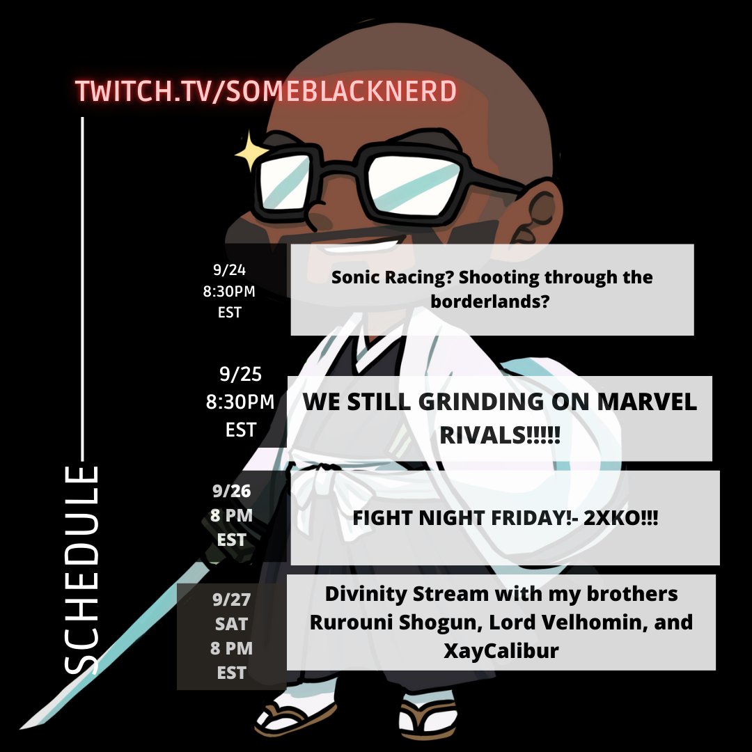 THIS WEEK AT EARTH 23! Come kick it with us this week as we prep for a PACKED MONTH of games in October. Link in thread