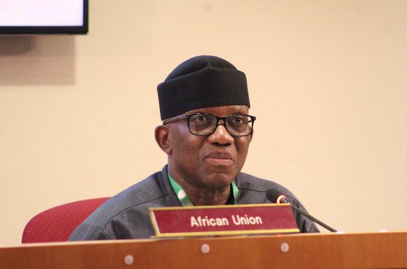 AfricanUnionUN's tweet photo. At their High-Level Meeting on the margins of #UNGA80, Ministers of Foreign Affairs of the #A3Plus welcomed 🇨🇩 DRC and 🇱🇷 Liberia into the mechanism, underscoring progress in consolidating the #A3Plus and advancing Africa’s collective interests on the global stage. H.E. Amb. @Bankole_Adeoye, AU Commissioner for Political Affairs, Peace and Security, also attended the meeting and reiterated the call to further strengthen the A3Plus as a unified voice for Africa in the #UNSC. #Agenda2063
#AUatUNGA #TheAfricaWeWant
