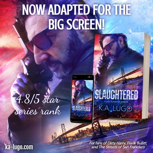 ka_lugo's tweet photo. Get in on the ground floor with SLAUGHTERED.
average 4.8/5 star ranking on Amazon and Goodreads.
For fans of Lee Child, James Patterson, Tess Gerritsen, and Karin Slaughter
https://t.co/t6BnbejecV
#JackSlaughterThrillers
#JackSlaughter
#KALugo
#Go9ers
#GoNiners https://t.co/MYEuytnu0K