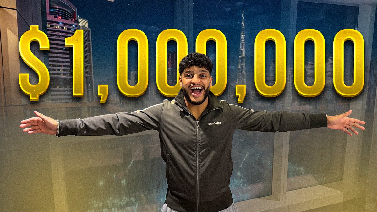 theunboxkinguk's tweet image. $25 $ETH GIVEAWAY!🫵
$1,000,000 DUBAI APARTMENT TOUR! (@RillaBox)
To enter:
1) Follow @theunboxkinguk
2) Like + comment on video
3) Reply with screenshot you commented on the video
youtube.com/watch?v=QXBVWX…
Winner announced in 7 days⏰