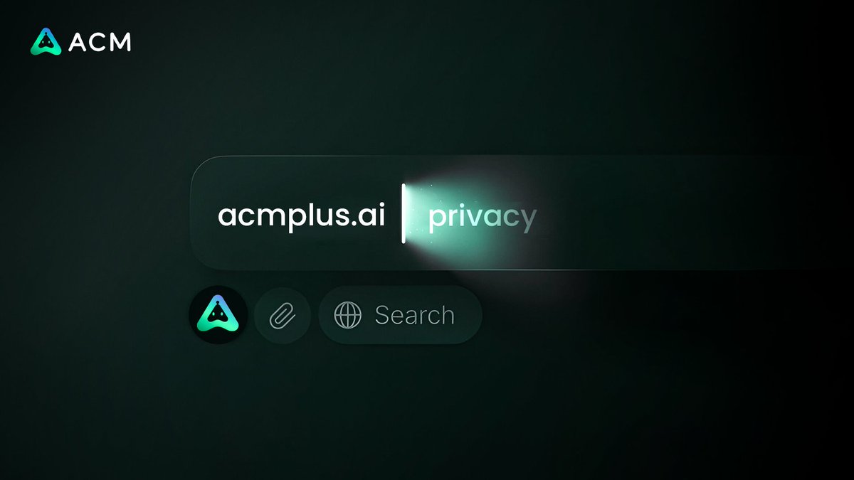 ACM_Plus's tweet image. 🔍 Looking for privacy in Web3?
You don’t have to search far - ACM brings the ultimate privacy solution for users.
Discover now: acmplus.ai
#ACM #Web3 #Privacy