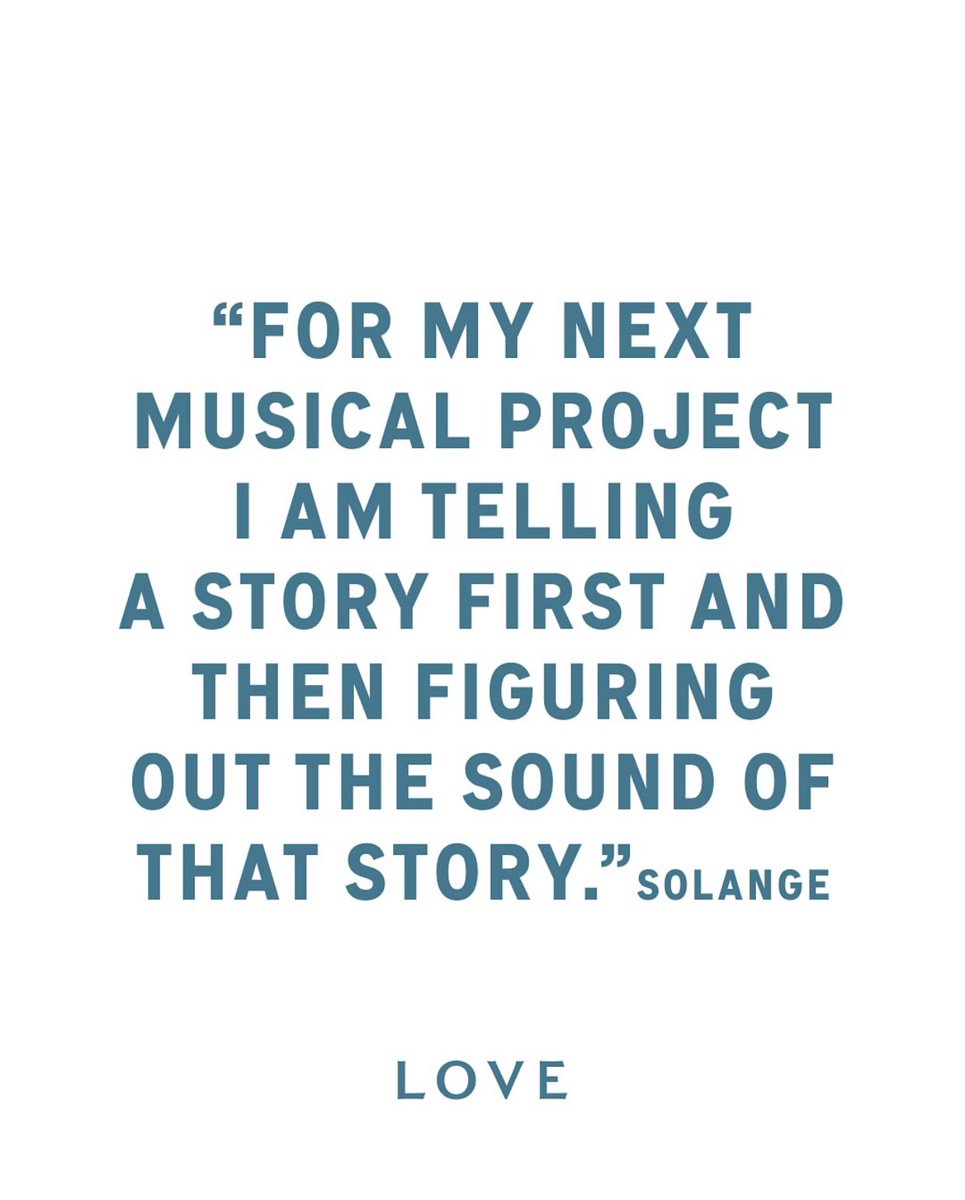 Solange on her next musical project, for Love Magazine (in stores Sept 29th, 2025).