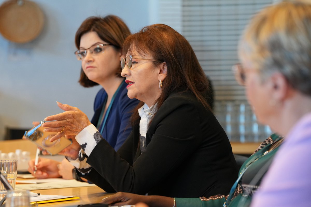 uclg_org's tweet photo. #UCLGMeets

📢From @SKR_se HQ, our Standing Committee on Gender Equality shares its renewed commitment to intergenerational feminist leadership, local women’s representation &amp; a caring democracy as pillars of its roadmap💜 https://t.co/nd5WgCSn6u