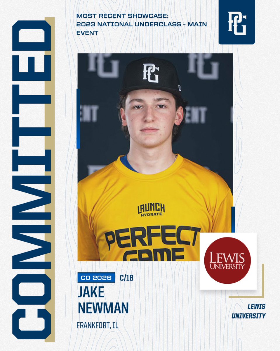 Congratulations to Jake Newman on his commitment to <a href="/LewisUniversity/">Lewis University</a> 💪