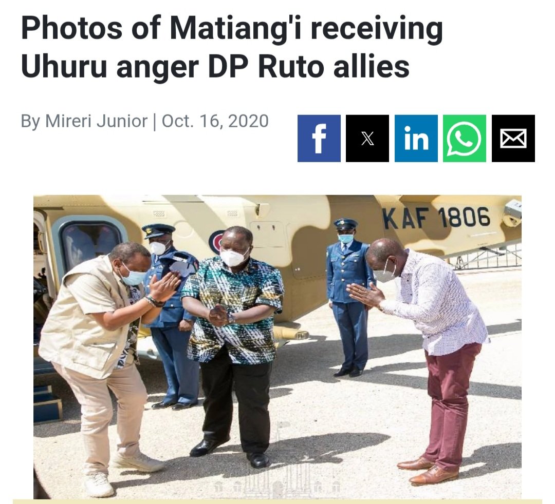 <a href="/RealMatiangi/">Dr. Fred Matiang'i</a> I'm a very sober human being.
On this day 👇 in 2020, I acknowledged the saying that "PRIDE COMES BEFORE FALL"

You'd come to a level where you handled #KenyanLaws as your own village dance bcoz of your god uhuru. Even God can NEVER give you power.
Tafta kibarua ya kutega samaki.