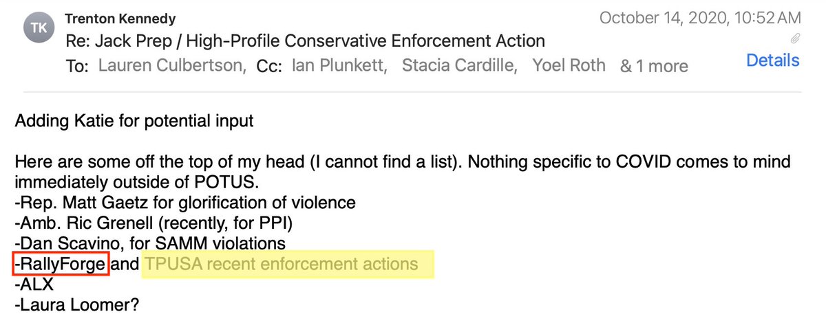 🚨 PROOF: Twitter targeted me for digital extermination

Twitter created a “HIGH PROFILE CONSERVATIVES” LIST of the people they were censoring &amp; trying to silence — I was on it.

Sucks for them… I’m still here &amp; louder than ever!

Conservatives speak TRUTH &amp; we must never stop!