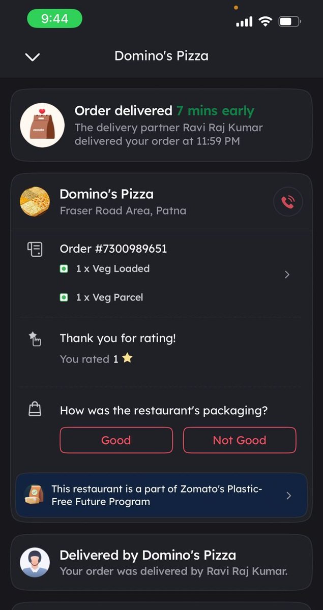 NitishK150's tweet photo. Ordered a Veg Loaded Pizza from @dominos_india via @zomato and shockingly got RAJMA as a topping 🤯Ingredients were dirty &amp; not fresh at all.
When I complained, there was no proper response from the team.
Very disappointed with this service &amp; quality.

#Dominos #Zomato https://t.co/bykLXilzFa