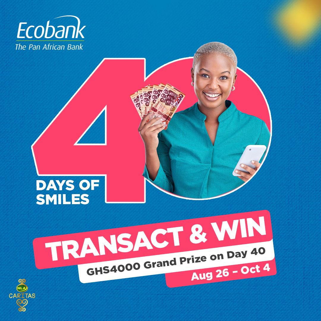 ekowkenneth's tweet image. Account opened? ✅
Now make your first deposit of GHS 400 or more to get in. Transact via transact via the Mobile App or *770#. 

#Ecobank40 #ABetterWay #Ecobank #Roadto40