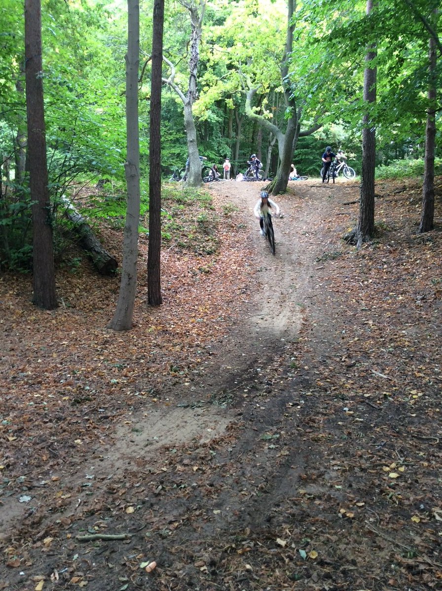 BarninghamCEVCP's tweet photo. Owl class had a go at mountain biking and loved testing their skills out in the forest @ThorpeWoodlands #tobeambitious #learning #residential https://t.co/bUvOGucdzj