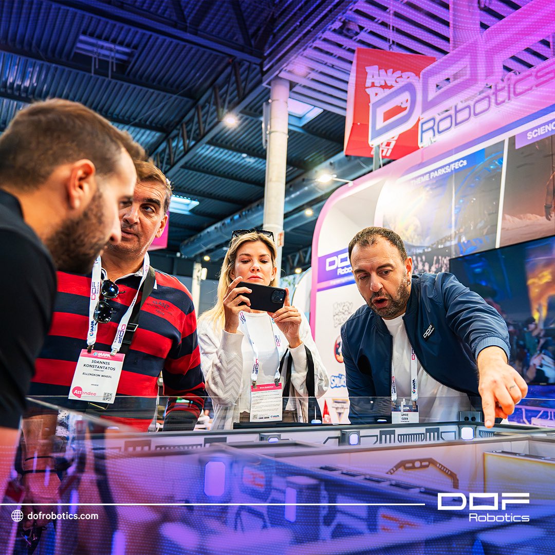 dofrobotics's tweet image. ✨ What an amazing first day at IAAPA Expo Europe 2025 in Barcelona!

Your energy, your ideas, and your passion made it unforgettable, thank you! 💙

🚀 We can’t wait to welcome you again tomorrow. Day 2 will be filled with even more innovation, inspiration, and experiences you…