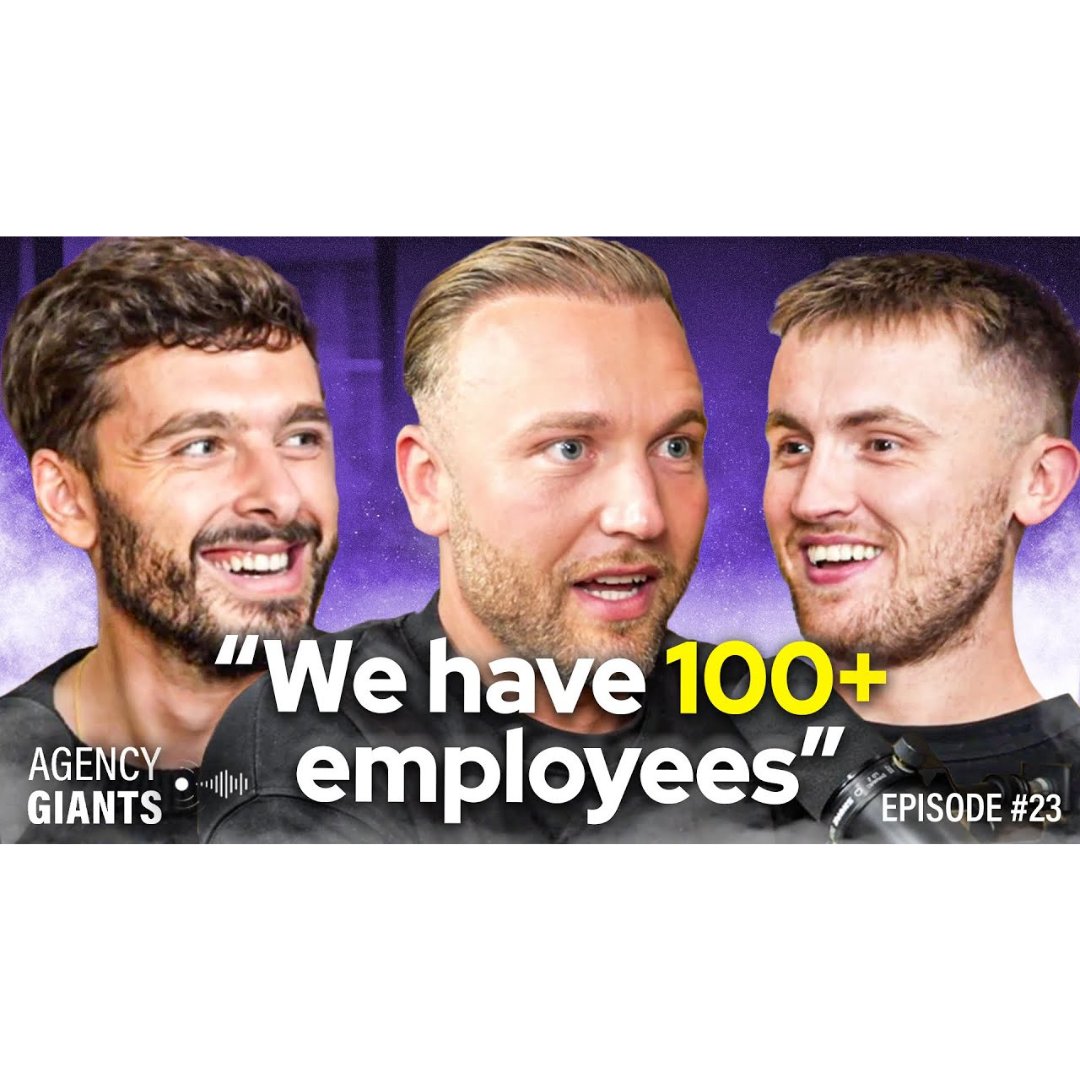 Meta just certified them as the UK's leading DTC agency 🚀

But how did @loukashambi &amp; @olly_hudson build a 7-figure agency group with nearly 100 team members in just 7 years?

In this episode, you'll discover:

• The content flywheel that makes them the UK’s most in-demand DTC