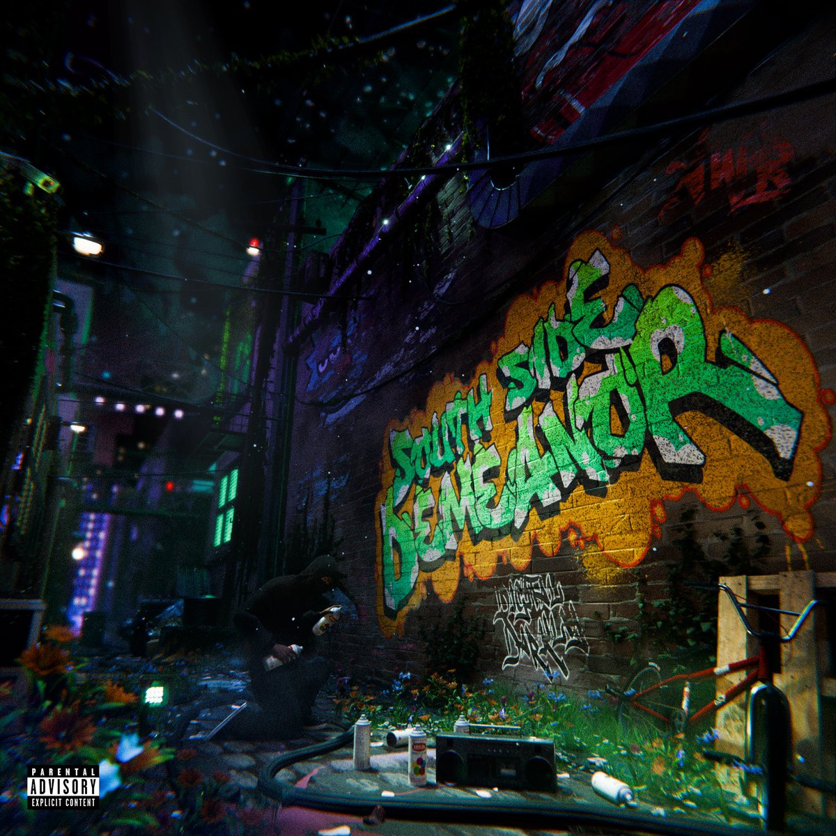 Tr6ble's tweet image. SOUTH SIDE DEMEANOR 
OUT NOW ON ALL PLATFORMS