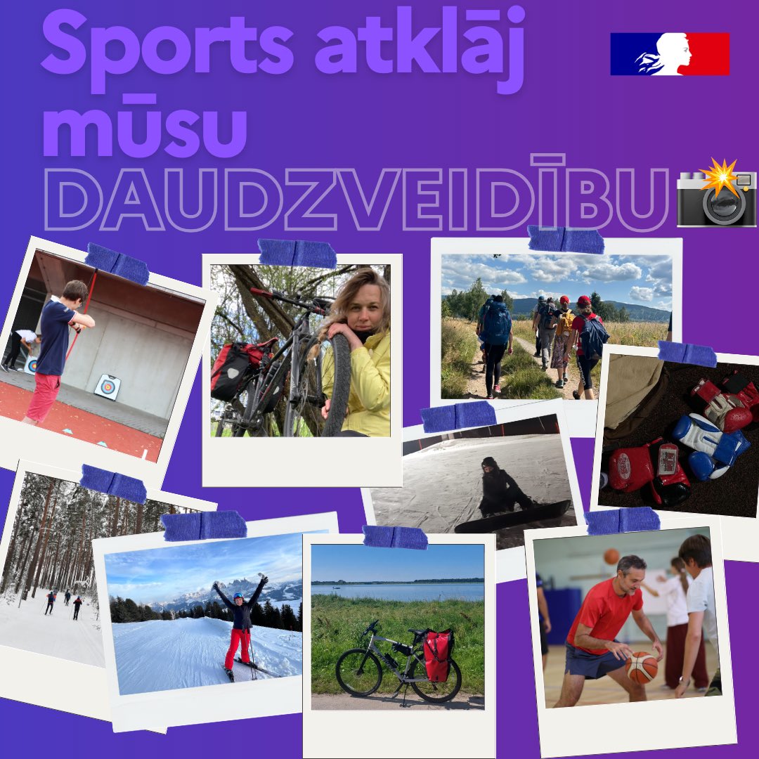 FrancijaLatvija's tweet photo. 🏃♀️ #BeActiveDay ir iespēja atzīmēt fizisko aktivitāšu nozīmīgo lomu. Individuāli, kopā un pat valstu starpā – sports mūs vieno. ☄️
📸 Ieskatieties @FrancijaLatvija sportiskajās aktivitātēs!
#Piecelies #BeActive2025 #BeActiveLatvia #EiropasSportaNedēļa https://t.co/mLK35ukrd7