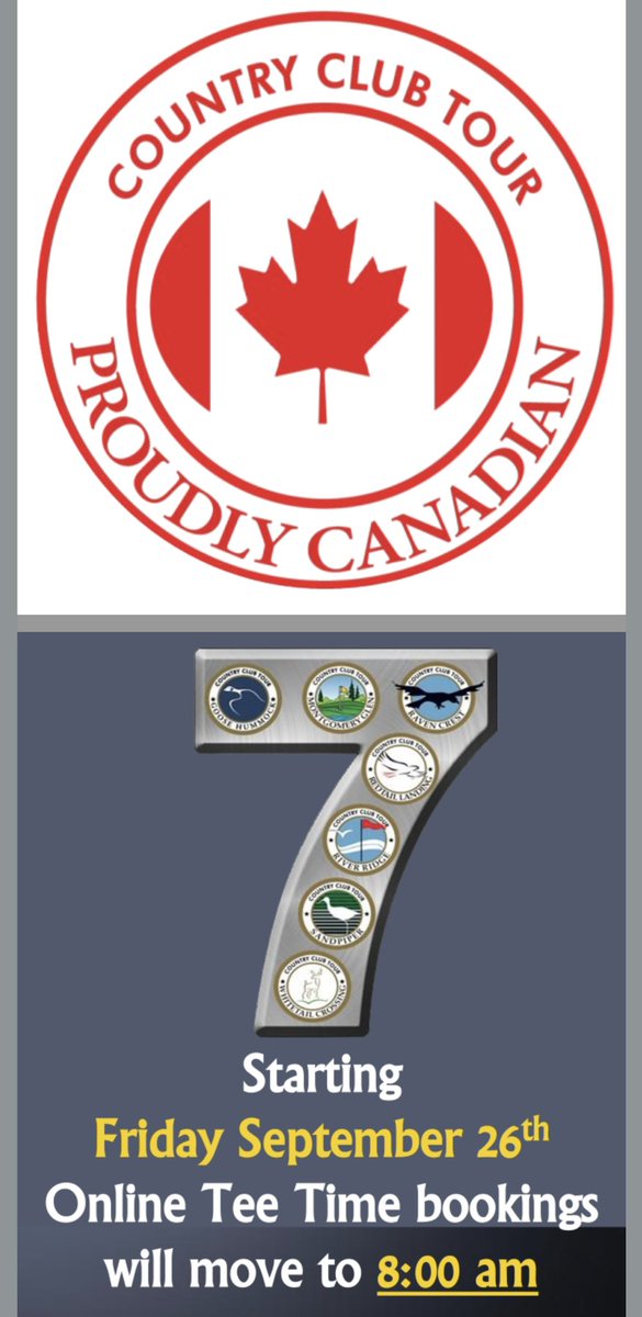 Golf season outdoors is winding down. A reminder that on-line and phone in tee time advance bookings move to 8:00 AM Friday September 26th. #golfsandpiper #yeggolf ⛳️🏌️‍♀️🏌️‍♂️😎