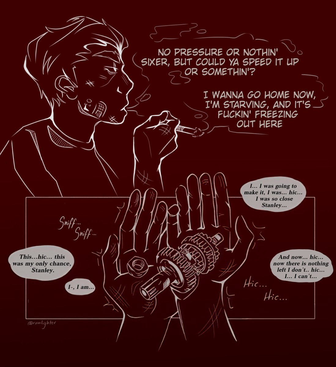 ramlighter's tweet image. Part 1:
what did you just do Stanley?

#stancest #darkstan