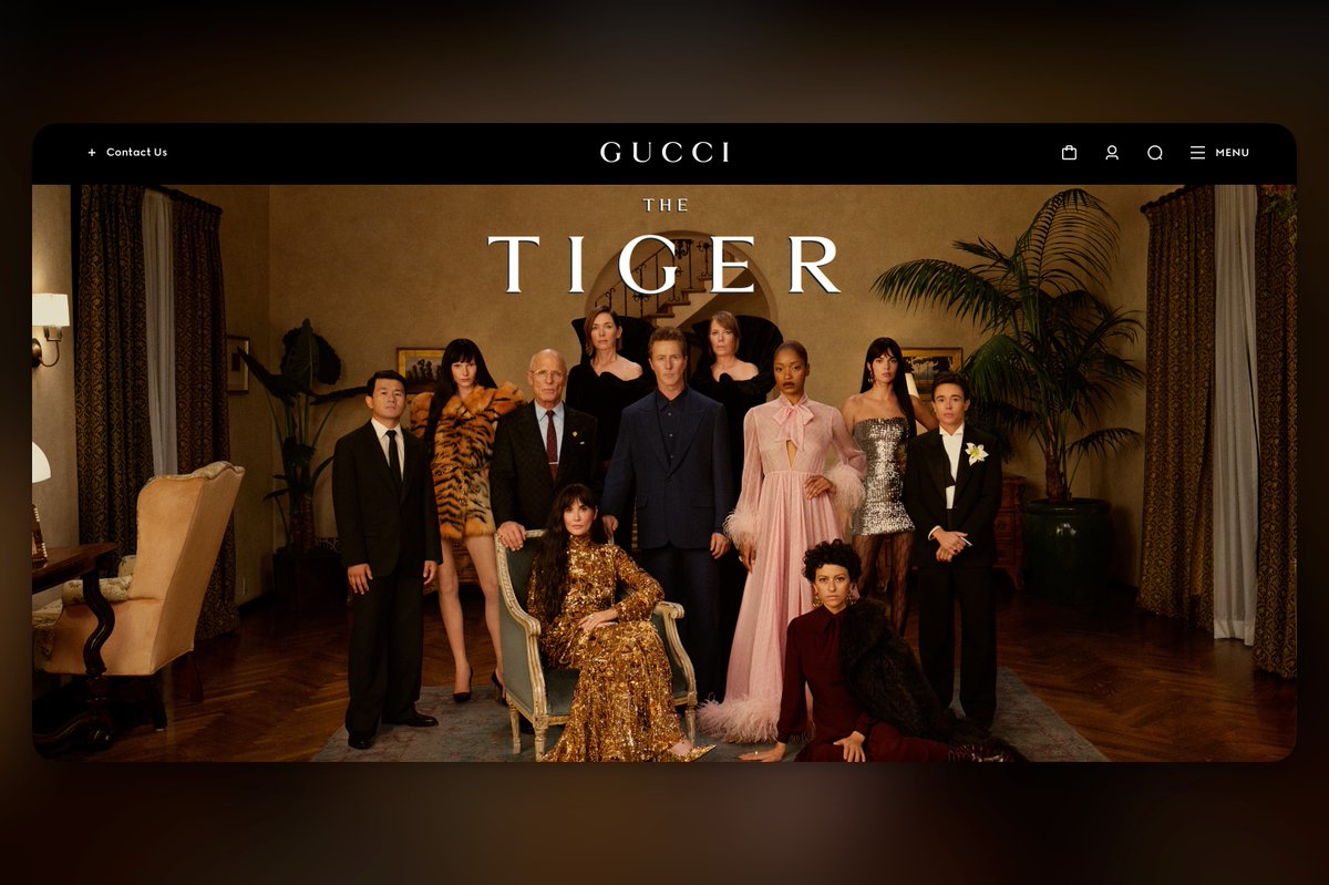 1tunademir's tweet image. Site girişi = marka algısı.
E-ticarette ilk saniyeler her şeyi belirler. 

💸Premium bir marka gibi gözükmek istiyorsan, bu 10 siteyi referans al👇🏼

01 | Gucci