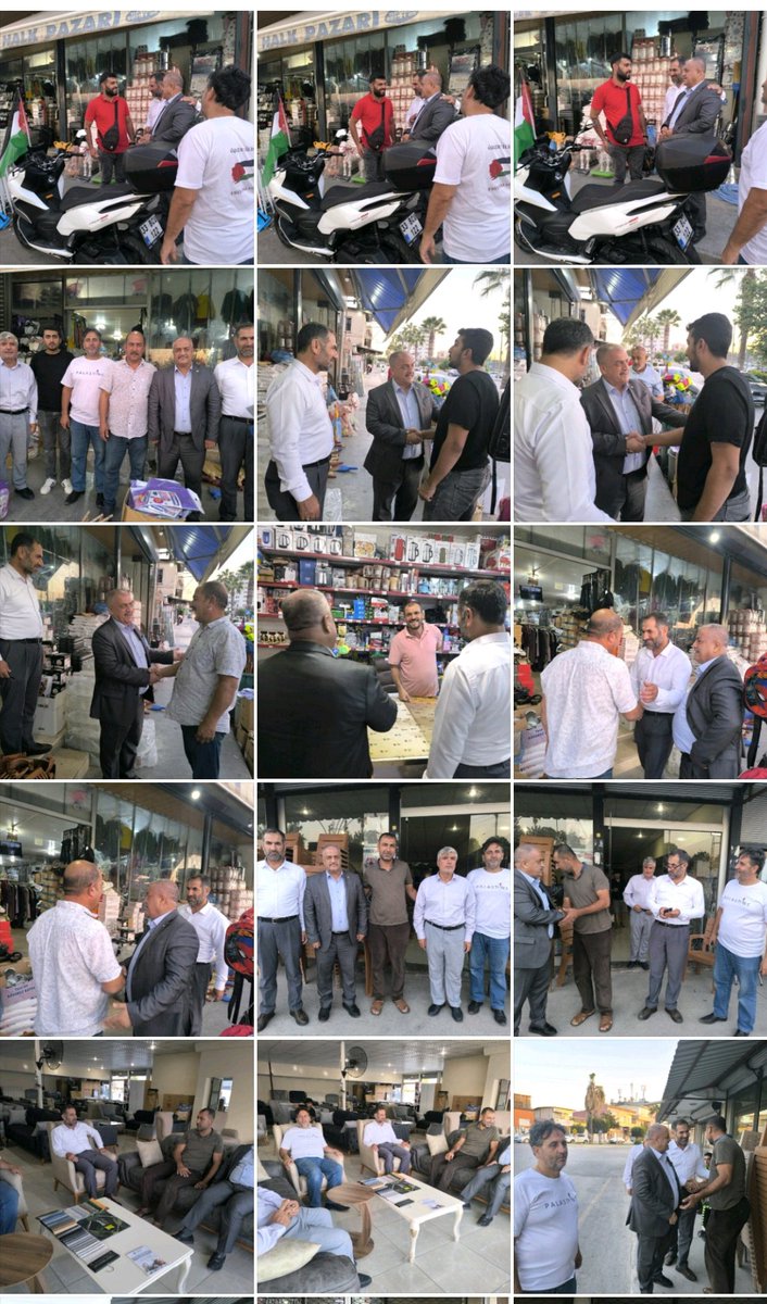 İl Başkanımız Tahirhan Uysal ve İlçe Başkanımız Hikmet Tanış, beraberlerindeki heyetle birlikte ilçemizde bir dizi esnaf ziyareti gerçekleştirerek sorun ve talepleri dinlediler, çözüm önerilerimizi paylaştılar.

#HÜDAPAR #Tarsus #EsnafZiyareti