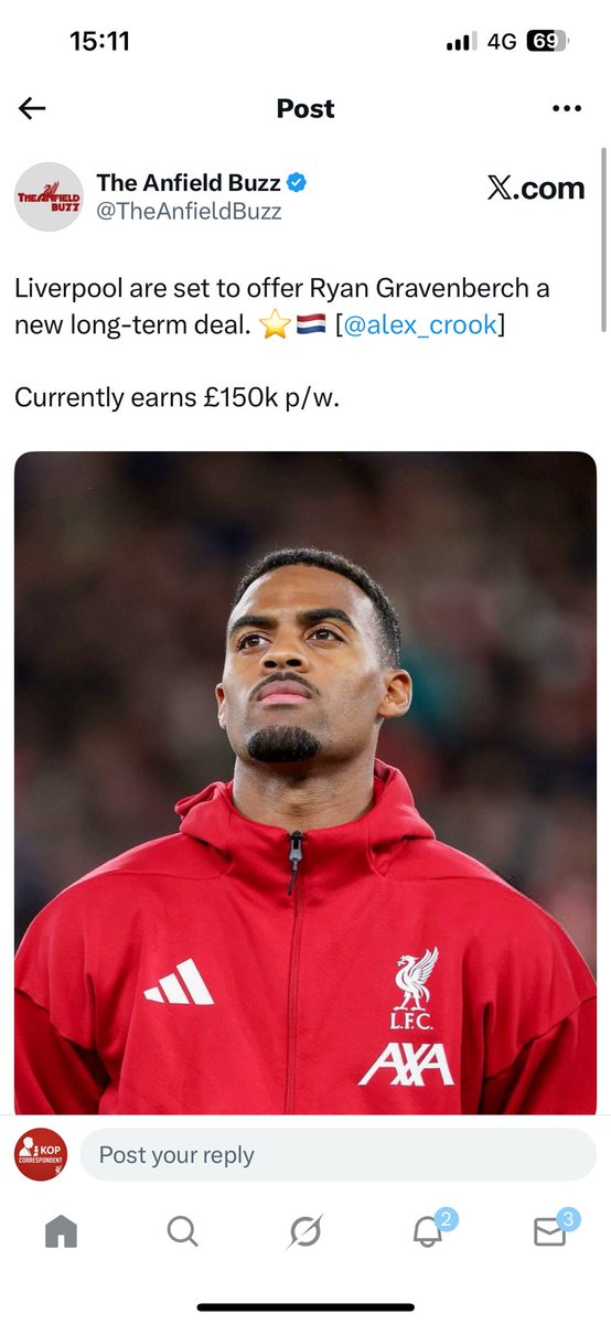 Top from my source. 

Ryan Gravenberch will stay. Confirmed. ✅ As reported earlier 

🤝