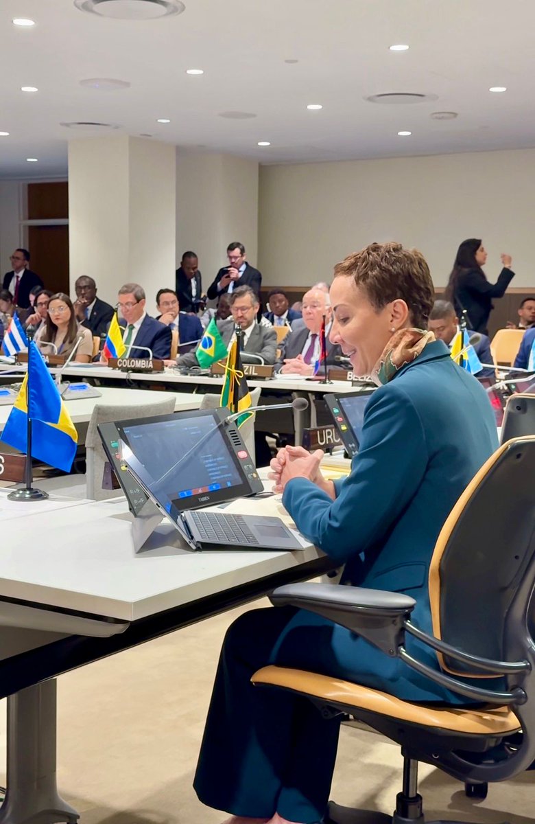 kaminajsmith's tweet image. I was pleased to participate in the Meeting of Foreign Ministers of the Community of Latin American and Caribbean States (CELAC) within the margins of #HighLevelWeek. Jamaica has been an active participant in the CELAC process that is based on our regard for democracy and the…