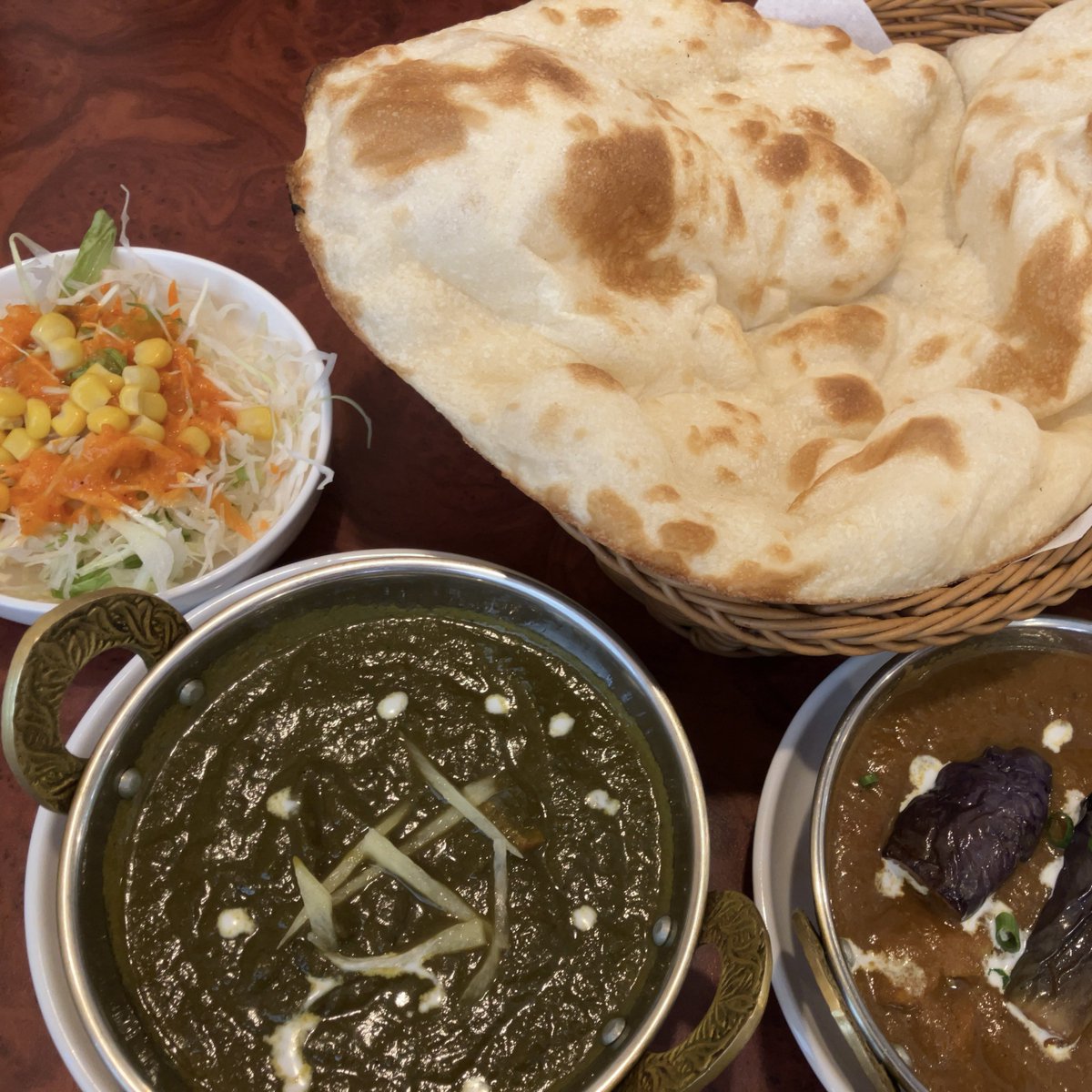 今回もいつものサグカレー