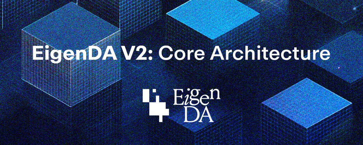 eigen_da's tweet image. A few weeks ago we hit 100 MB/s on mainnet, 75× faster than the next best DA.

How? By rethinking architecture:

☑️ Split control &amp;amp; data planes
☑️ Stateless encoding
☑️ Optimistic confirmations

Here’s how EigenDA V2 delivers cloud-scale DA 🧵⬇️