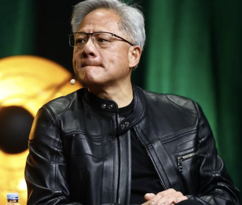 brandongorrell's tweet image. All the Jensen Huang motorcycle jacket lore in the public record

• At least one of his jackets is Tom Ford’s Grain Leather Zip Biker ($6990 - pictured)

• It&apos;s one of the only clothing items that doesn&apos;t make him itch. “This is what my wife bought me, and this is what I’m…