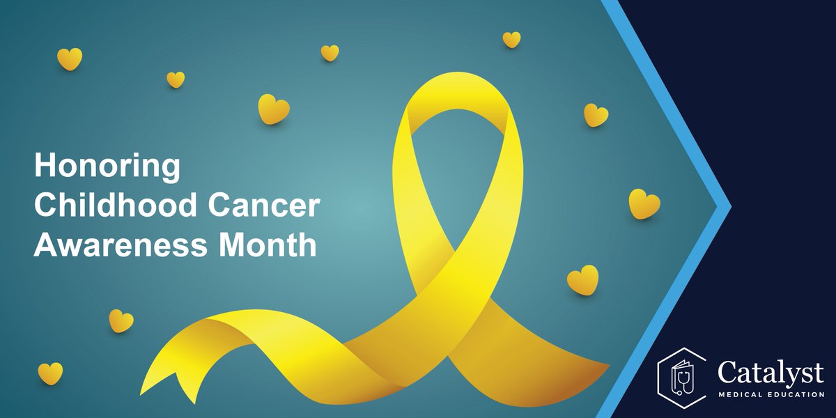 CatalystMedEd's tweet image. September is #ChildhoodCancerAwarenessMonth! Join the fight for a brighter future. Unite in research, education, &amp;amp; advocacy to transform outcomes for young cancer patients &amp;amp; their families. Let&apos;s make a significant impact together! #AccelerateLearning #ImproveCare