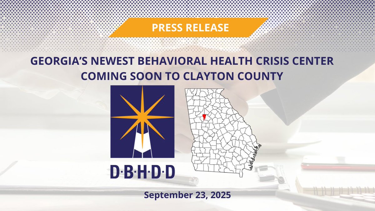 Georgia DBHDD tweet media