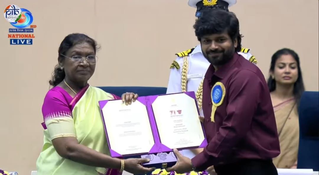kayudu Lohar (@kayadu_lohar__) on Twitter photo 💥 What a proud moment Producer <a href="/sahugarapati7/">Sahu Garapati</a>  Garu receiving  71st National Award for #BhagavanthKesari movie🏆🔥
 Huge congratulations to Natasimham #NandamuriBalakrishna garu & <a href="/AnilRavipudi/">Anil Ravipudi</a> garu for this massive achievement🌟🙌 💥 What a proud moment Producer <a href="/sahugarapati7/">Sahu Garapati</a>  Garu receiving  71st National Award for #BhagavanthKesari movie🏆🔥
 Huge congratulations to Natasimham #NandamuriBalakrishna garu & <a href="/AnilRavipudi/">Anil Ravipudi</a> garu for this massive achievement🌟🙌