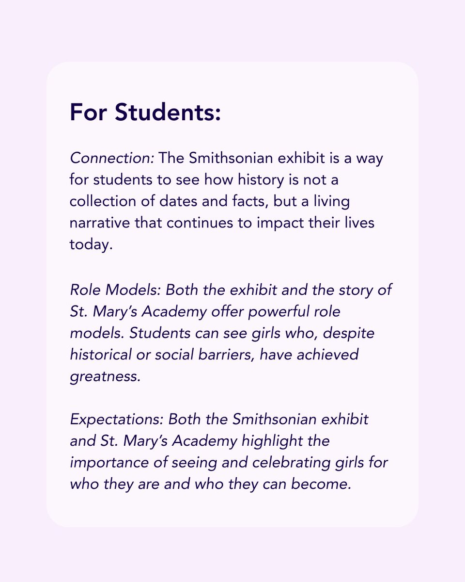 TeachingChannel's tweet image. 💡 What do a Smithsonian exhibit and a school in New Orleans have in common? Girls who question, persist, and achieve big things.

Discover how representation, high expectations, and meaningful stories can inspire your students: teachingchannel.com/k12-hub/blog/t….