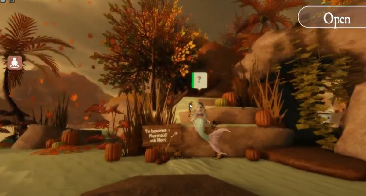 emperiellaa's tweet photo. 🍁 IT'S AUTUMN!!! 🍁

Throwback to Mermaid Lagoon's first Fall update! 🍂

Are you excited for spoooky season tooo? 😄🎃

#roblox #mermaids #Halloween https://t.co/5YRdAI0FKE