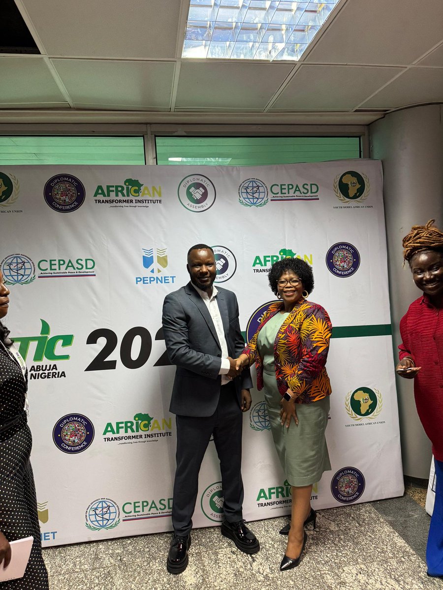 austinecespef's tweet photo. Delighted to convey the Diplomatic Conference
#diplomaticconference #diplomacy #multilaterism #InternationalAffairs #africatransformerinstitute #WhereDiplomacyBegins #YouthInDiplomacy #nigeriaswedenrelations @UN @MFAEthiopia @MfaEgypt @NorwayMFA @MFAsg @Nigel_Farage @CODE4Vets https://t.co/rYknOVyLQt