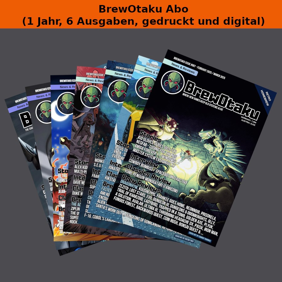 Hast du schon ein Abo für die BrewOtaku?
Hol Dir ein Jahr (6 Ausgaben, gedruckt und digital) BrewOtaku und spare damit Versandkosten. Keine automatische Verlängerung

dragonbox.de/de-de/zeitschr…

#brewotaku #spielezeitschrift #gamemagazine #retrogaming #dragonboxshop