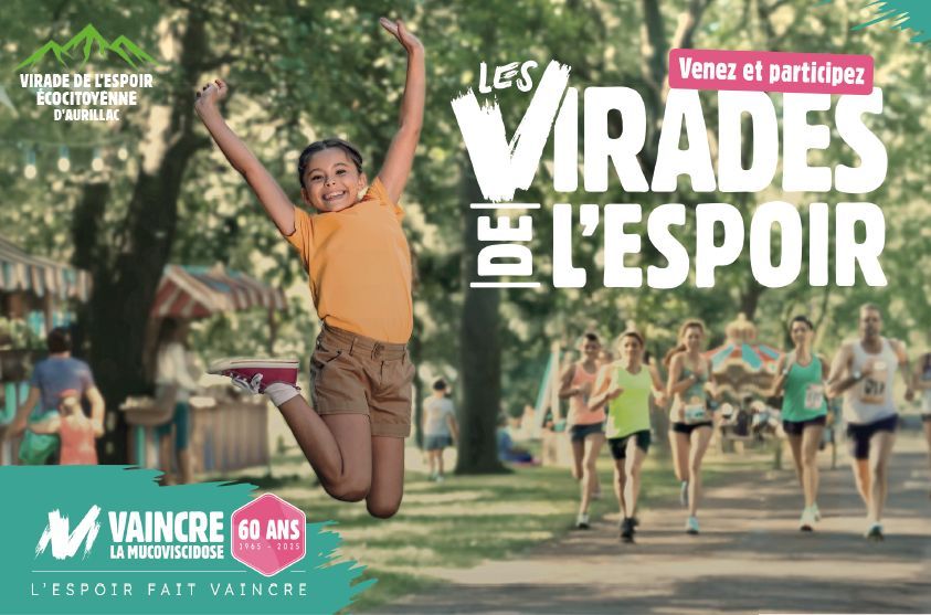 DIMANCHE 28 SEPTEMBRE 2025: VIRADE DE L’ESPOIR ÉCOCITOYENNE D’AURILLAC 
Plus d'info : buff.ly/goD5X8V